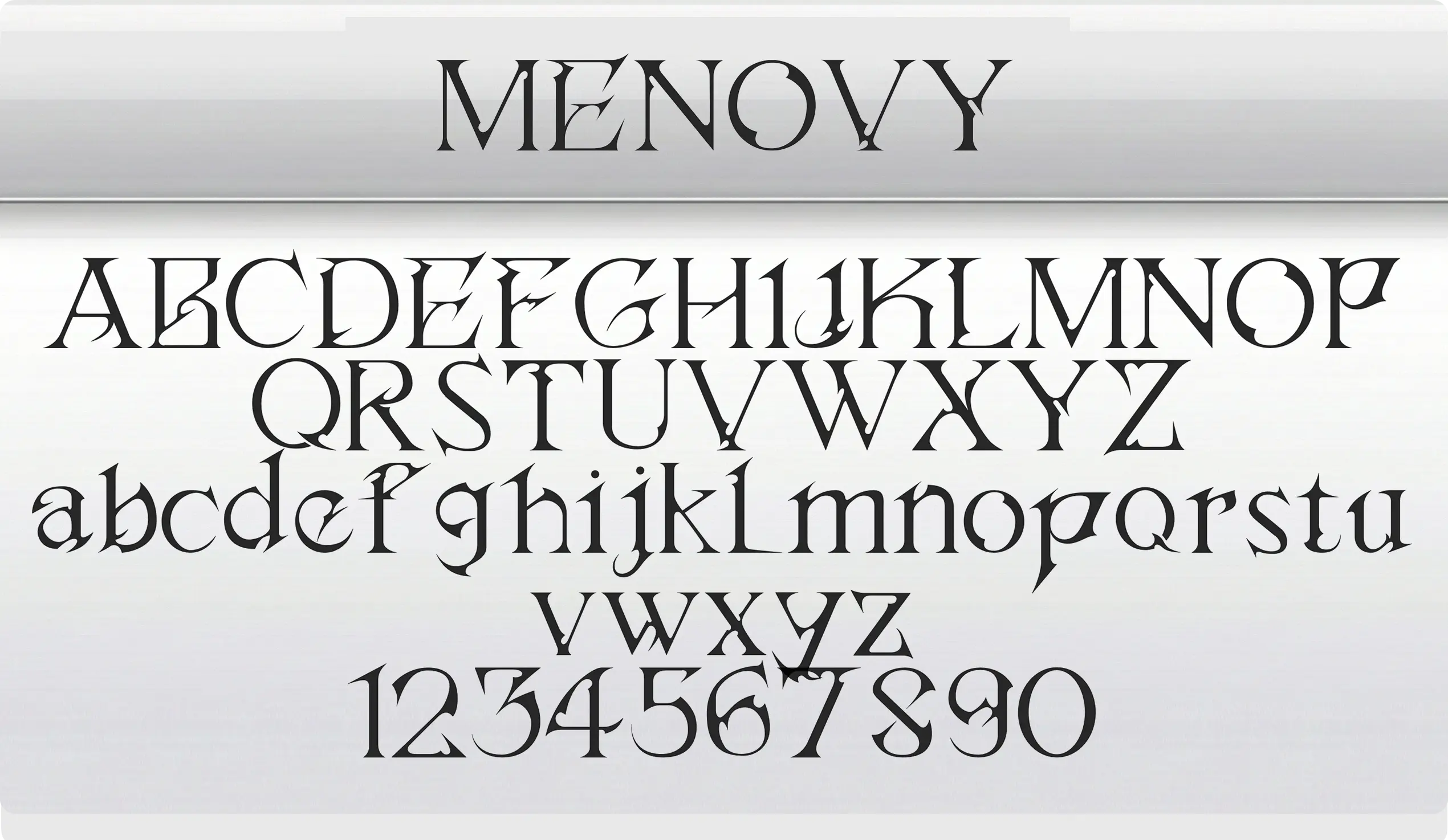 Menovy Font